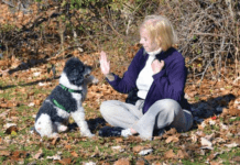 karen pryor with dog