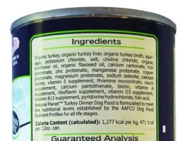 quality canned dog food ingredients