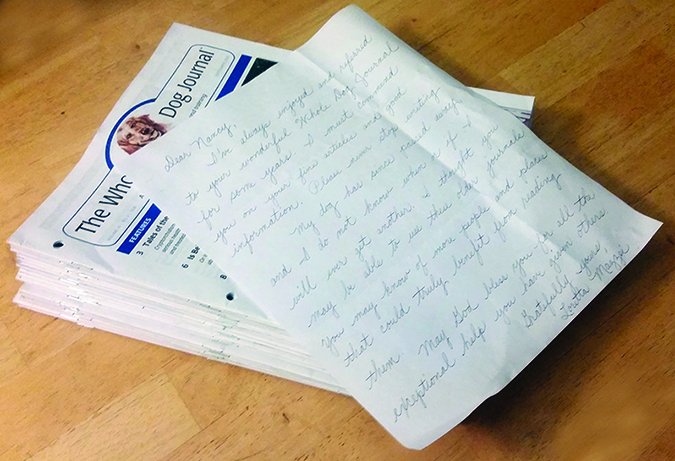 whole dog journal letters