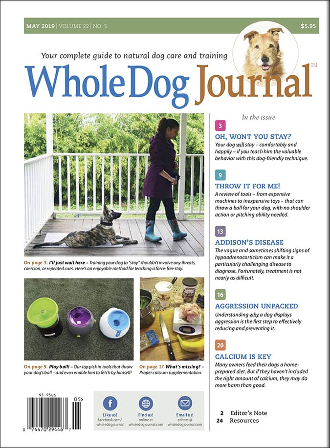 Whole Dog Journal May 2019