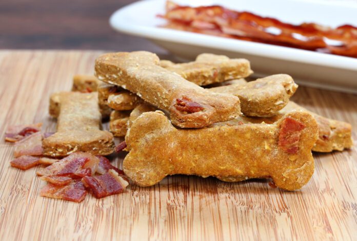 homemade dog treats meat biscuits