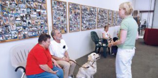 group dog training class