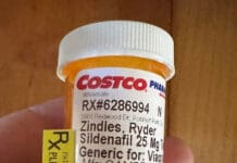 A mislabeled bottle of prescription medicine for a dog.