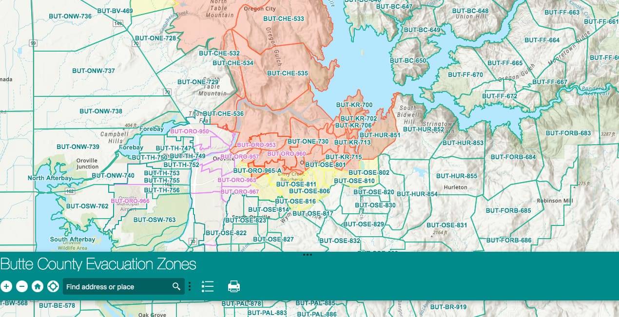 Counties prepare evacuation maps to keep their residents informed.