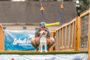 Dock diving helps build a connection between a trainer and their dog.