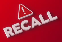 A product recall warning symbol.