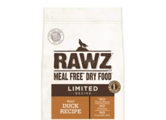 RAWZ_WebsiteCarousel_Dog_LTDKibble_Duck_3.5lbs-FRONT