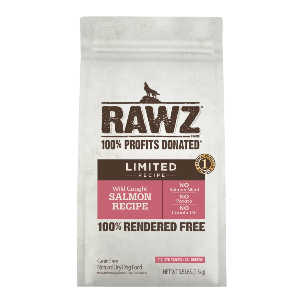 RAWZ_WebsiteCarousel_Dog_LTDKibble_Salmon_3.5lbs