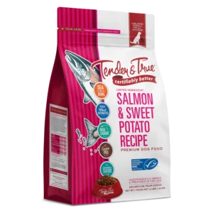 tender and true salmon and sweet potato